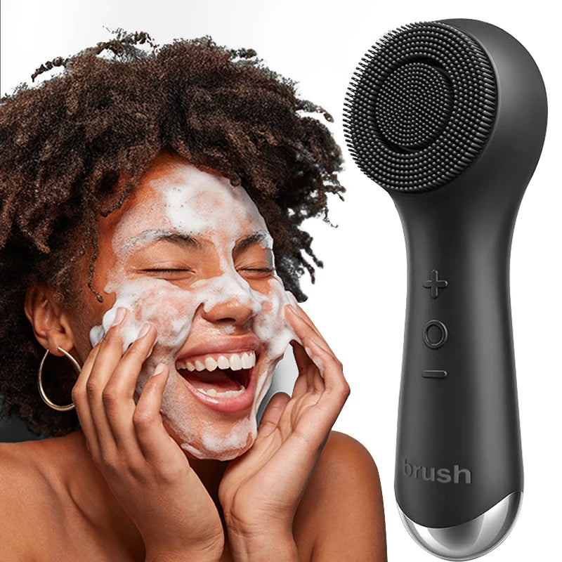 H&F™ Dual-Action Sonic Facial Cleansing Brush